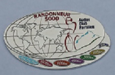 Randonneur 5000 Medal (2012-current)